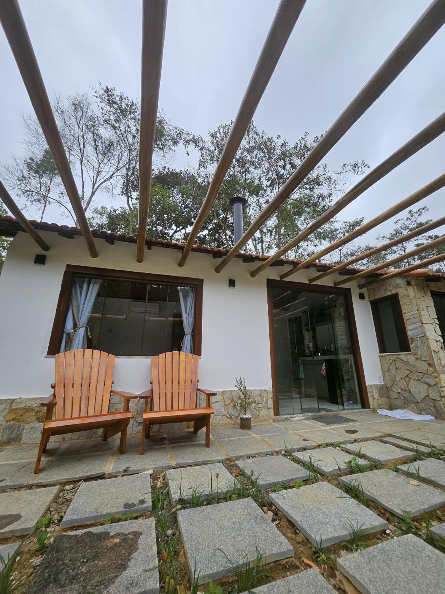 Casa Di Pedra Com Linda Vista Para Natureza - Miguel Pereira Kültér fotó