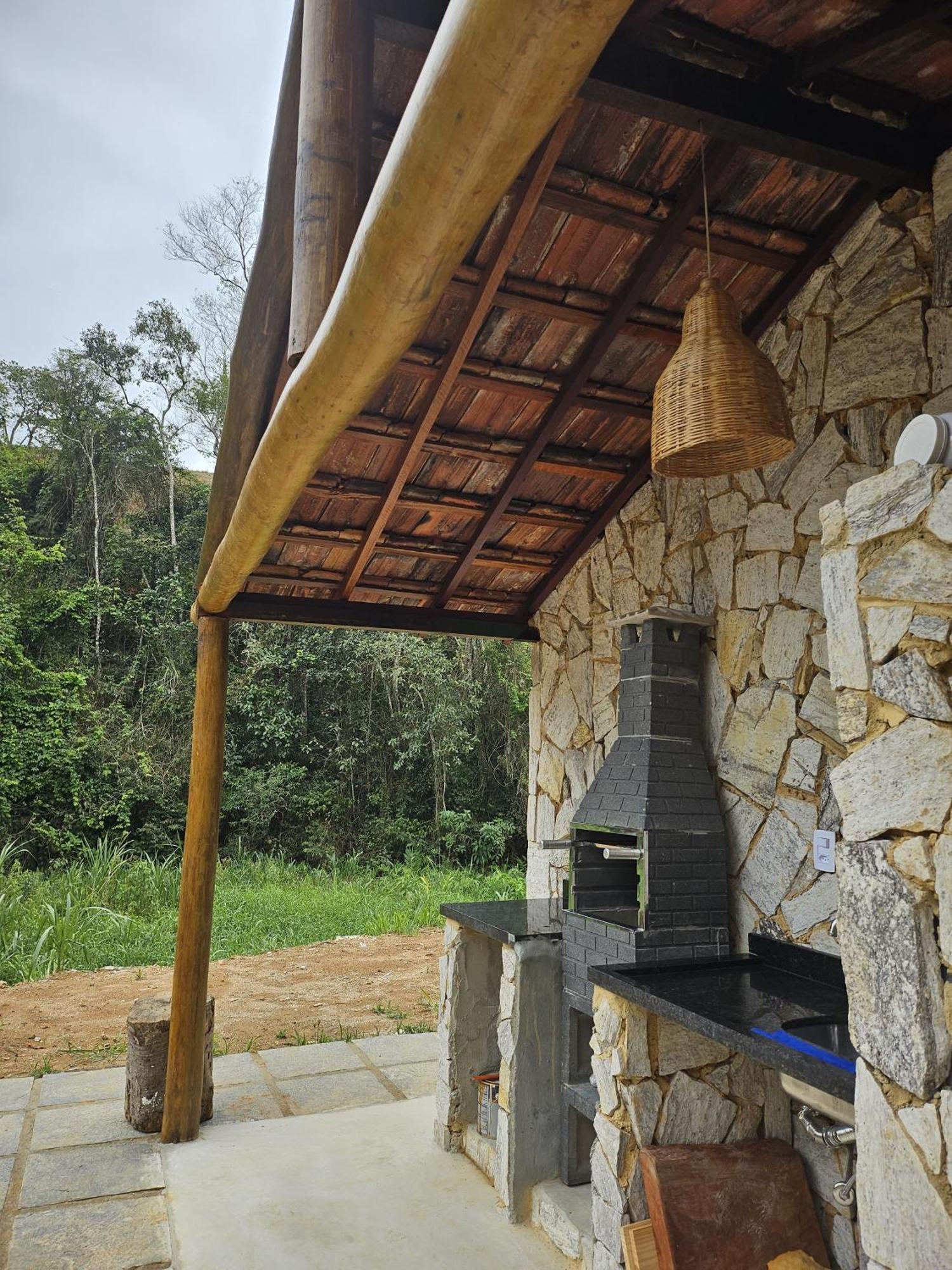 Casa Di Pedra Com Linda Vista Para Natureza - Miguel Pereira Kültér fotó