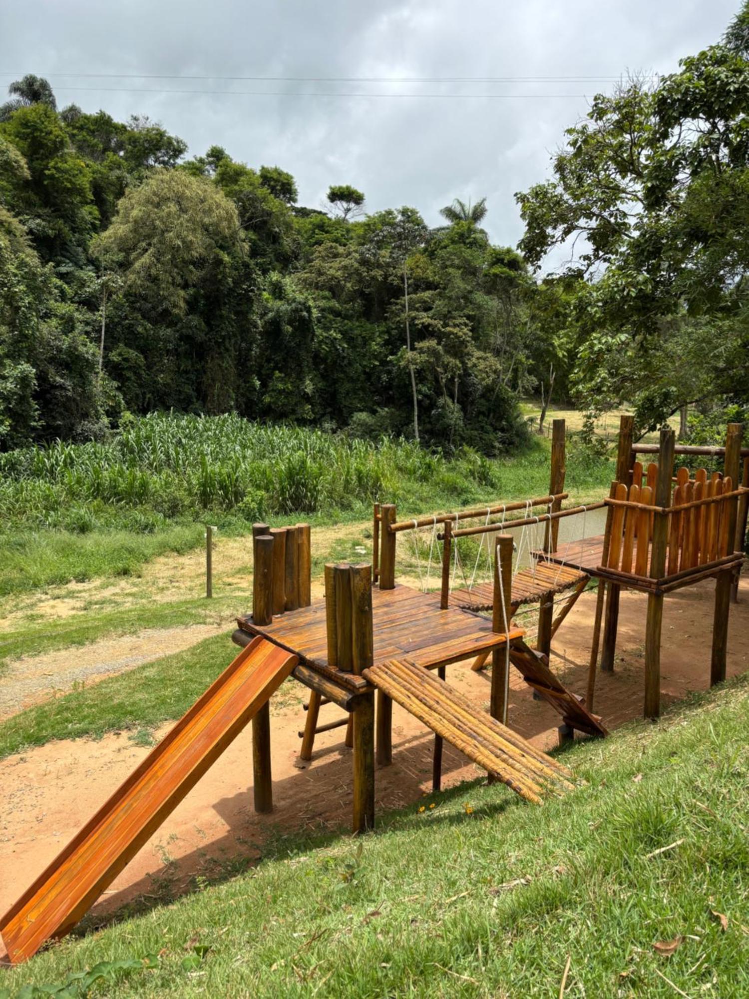Casa Di Pedra Com Linda Vista Para Natureza - Miguel Pereira Kültér fotó