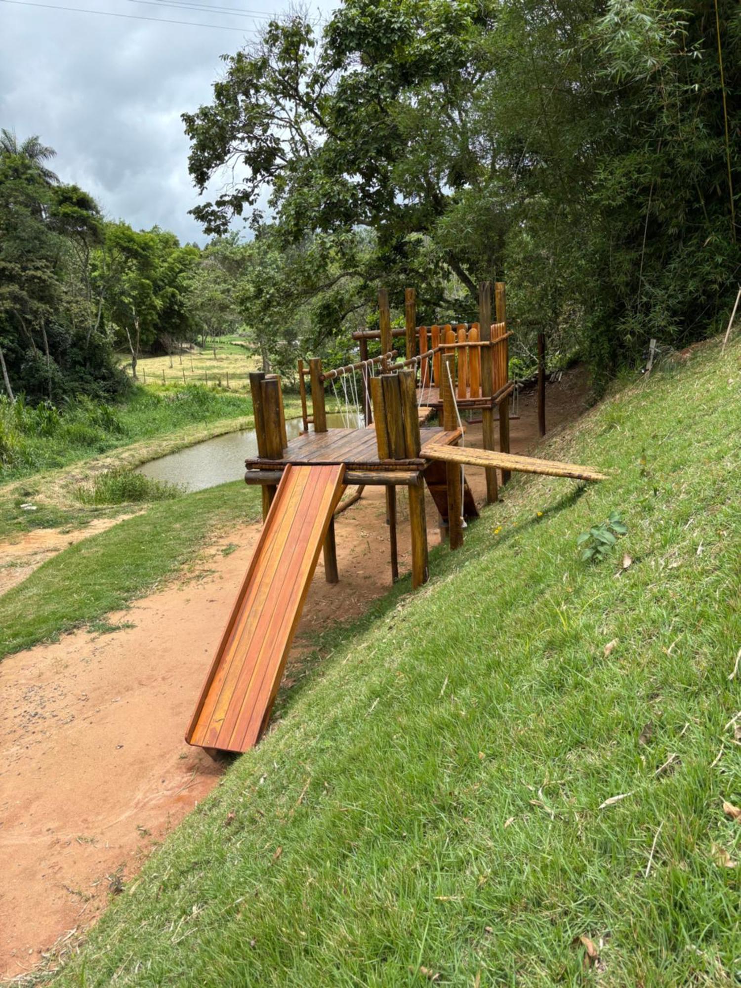 Casa Di Pedra Com Linda Vista Para Natureza - Miguel Pereira Kültér fotó